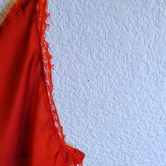 Victoria's Secret 2 Piece Red Lace Sleepwear Set B3 P - Picture 14 of 15